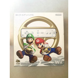 Mario Kart Wii Club Nintendo Japan Gold Wheel Volante Dorado