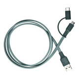 Cable Cargador Ventev 595067 Conector Micro Usb Gris