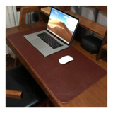 Desk Pad Grande Couro Marrom - Marrom