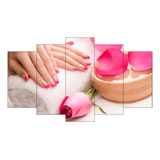 Cojunto  5 Peças Para Salão De Manicure E Pedicure  Mosaico