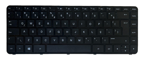 Teclado Para Notebook Hp Pavilion 14-r051br Preto Abnt2