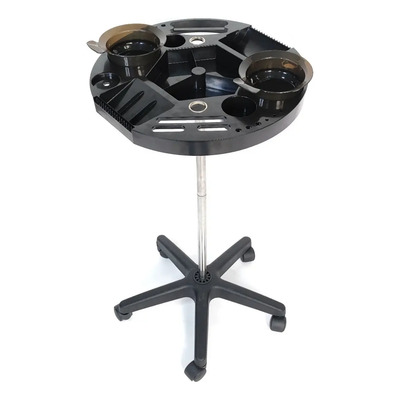 Charola Auxiliar Para Tinte Negra Con Bowls Letmex Bm208a Color Negro | Meses sin interés