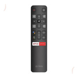 Controle Remoto Compatível Tv Tcl Smart 4k Netflix Globoplay