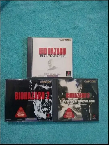 Juegos Ps1 Coleccion Resident Evil Biohazard 1 , 2 Y 3 Jp