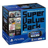 Sony Playstation Vita - Ps Vita Slim Super Value Pack Blue Black