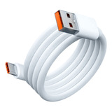 Cable Usb Xiaomi Tipo C Carga Rápida Turbo Hyper 6a 120w 2mt