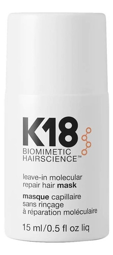 Máscara Capilar K18 Molecular Repair Hair Mask De 15ml