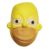 Mascara Homero Simpsons Careta Goma Eva Halloween Coti