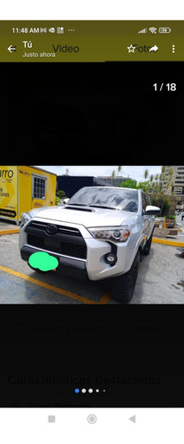 Toyota 4runner Limited Sr5-tapa Centro De Parachoque 2021/23 Foto 6