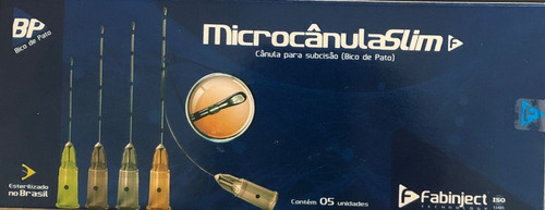 Microcânula Fabinject Bico De Pato 20g X 70mm_cx C/ 5un