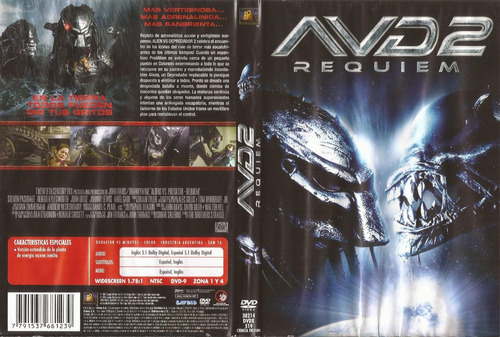 Alien Vs Depredador 2 Requiem Dvd Terror Ficcion
