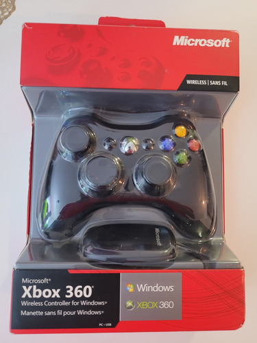 Microsoft Mando Wireless Xbox 360 Original + Receptor