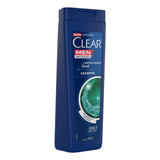 Shampoo Clear Men Limpieza Diaria En Botella De 400ml Por 1 Unidad