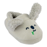 Pantufa Infantil Antiderrapante Menina Bebe Coala Pimpolho