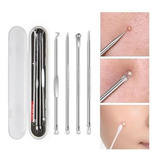 Kit Extractor Puntos Negros Acne 4 Piezas + Estuche