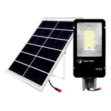 Foco Led Ext Panel Solar Soporte 100w Ip66 Jortan Mod T-100w