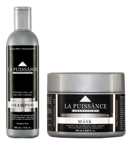 La Puissance Kit Black Shampoo + Máscara 