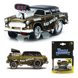 Muscle Machines 1955 Chevrolet Nomad Gasser 15 Escala 1/64