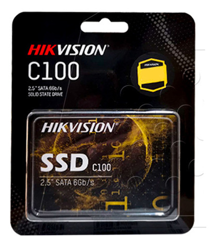 Disco Solido Ssd 9600gb Hikvision C100 Sata 3 Pc Notebook Color Negro