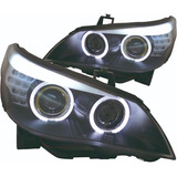 Faros Bmw Serie 5 Con Tubo De Led 04-10 (precio X Par)