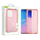 Funda Para Samsung Galaxy S20 Ultra Glitter Fusion Rosa