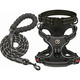 Qisebin Dog Harness, No-pull Pet Harness With 2 Leash Clips,