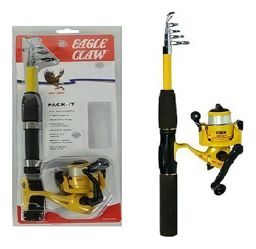 Caña Eagle Claw Pack-it Spin Kit 6 Tramos