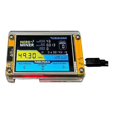Nerdminer V2 Con Pantalla De 2.8 Pulgadas Btc Lottery Nerd M | Envío gratis
