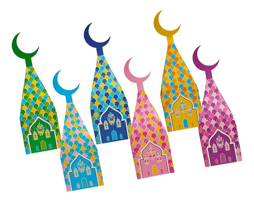 Cajas De Dulces Eid Mubarak, Caja De Regalo Para Multicolor