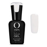 Color Gel Esmalte Para Uñas Organic Nails Moon White 15ml 