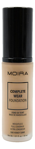 Base De Maquillaje Moira Cosmetics K-beauty Foundation Tono Honey Sand