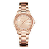 Reloj Clasico Para Mujer Loix L1256 En Acero 