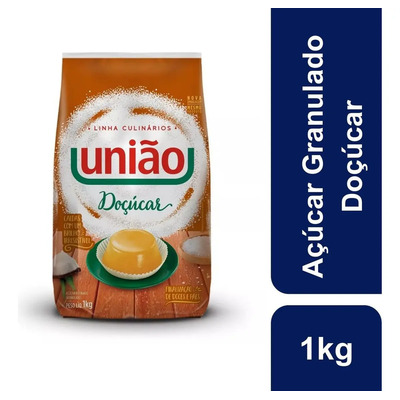 Açúcar Granulado Doçúcar União 1kg | MercadoLivre