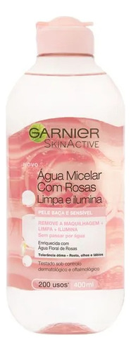 Agua Micelar De Rosas Garnier Skin Active X 400 Ml