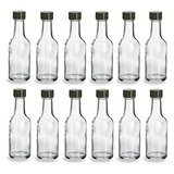 Conjunto De 12 Botellas De Licor De Vidrio De 50 Ml Tap...