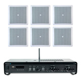 Kit Amplificador Slim 2700 G5 Frahm + 6 Arandelas 6co1q Jbl