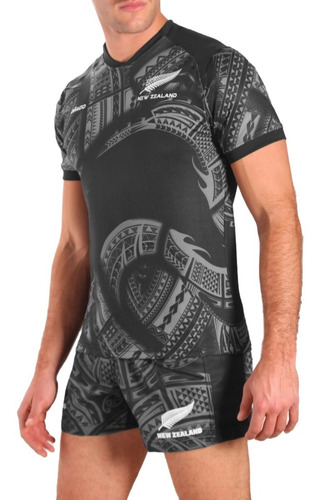 Camiseta De Rugby Imago Elastizada Stretch All Blacks