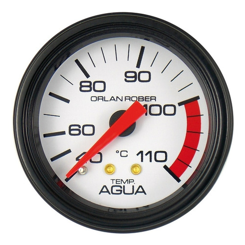 3 Relojes Orlan Rober Classic 52mm Agua 4m Aceite Voltímetro