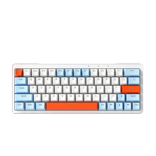 Teclado Mecánico Para Juegos Zifriend Za63 63 Teclas