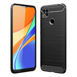 Funda Estuche Carbono Fiber Para  Xiaomi Redmi 9c