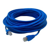 Cabo Para Internet Lan Rj45 Azul Pronto Pra Uso 20m Top Novo