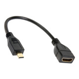 Adaptador Cable Micro Hdmi Macho A Hdmi Hembra 10cm