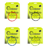 Paq De 4 Jgos Para Bajo Elec Nylon 5 Flat 1/c Color Eclipse