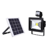  Foco Reflector Led+sensor+ Panel Solar Interior Y Exterior