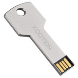 Memoria Usb Personalizada Tipo Llave  De 16gb En Acero