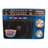 Radio Am Fm Sw Parlante 3 Bandas Usb Sd Recargable Portatil