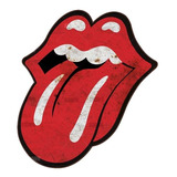 Cartel Chapa Rústica The Rolling Stones Lengua
