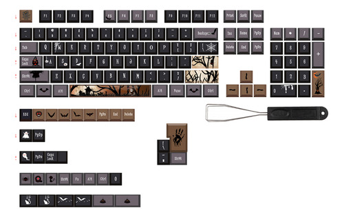 Capas De Teclas De 136 Teclas Pbt Custom Keycap Para Teclado