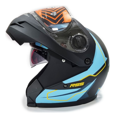 Casco Moto Rebatible Hawk Rs5 Resistance Doble Visor Ed. Lim