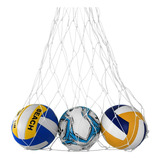 Saco Para Guardar 20 Bolas Futebol, Futsal, Vôlei E Basquete Cor Branca